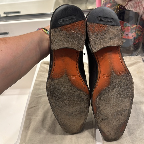 Santoni Danby Cap Toe Oxford Shoes - Picture 9 of 10